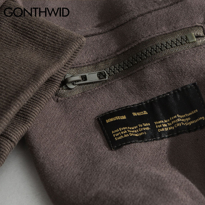 GONTHWID Tasca Con Cerniera Sorriso Viso Patchwork Felpe In Pile - Gufetto Brand 