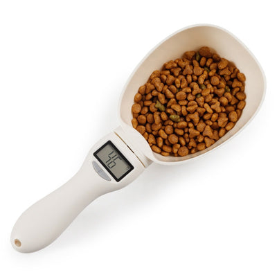 800g/1g Pet Food Scale Cup For Dog Cat Feeding Bowl Kitchen Scale Spoon Measuring Scoop Cup Portable With Led Display - Gufetto Brand 