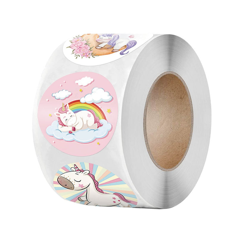 100-500 pz Adesivo per Bambini Unicorno Animali - Gufetto Brand 