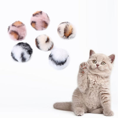 6pcs pet giocattolo gatto giocattolo da masticare gatto peluche moda gattino palla giocattolo gattino che gioca giocattolo con erba gatta divertenti giocattoli interattivi per gatti - Gufetto Brand 