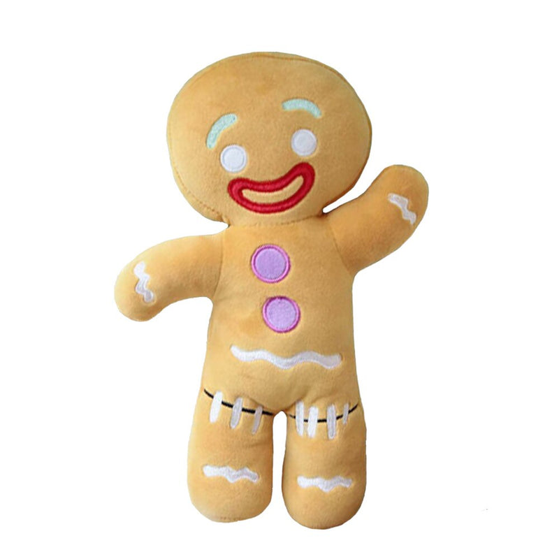 INS Gingerbread Man Peluche Biscotto Shrek Giocattoli Dormire Biscotti Renna Cuscino Cuscino Farcito Divano Decorazione della casa delle bambole Regalo - Gufetto Brand 