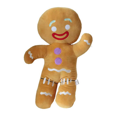 INS Gingerbread Man Peluche Biscotto Shrek Giocattoli Dormire Biscotti Renna Cuscino Cuscino Farcito Divano Decorazione della casa delle bambole Regalo - Gufetto Brand 