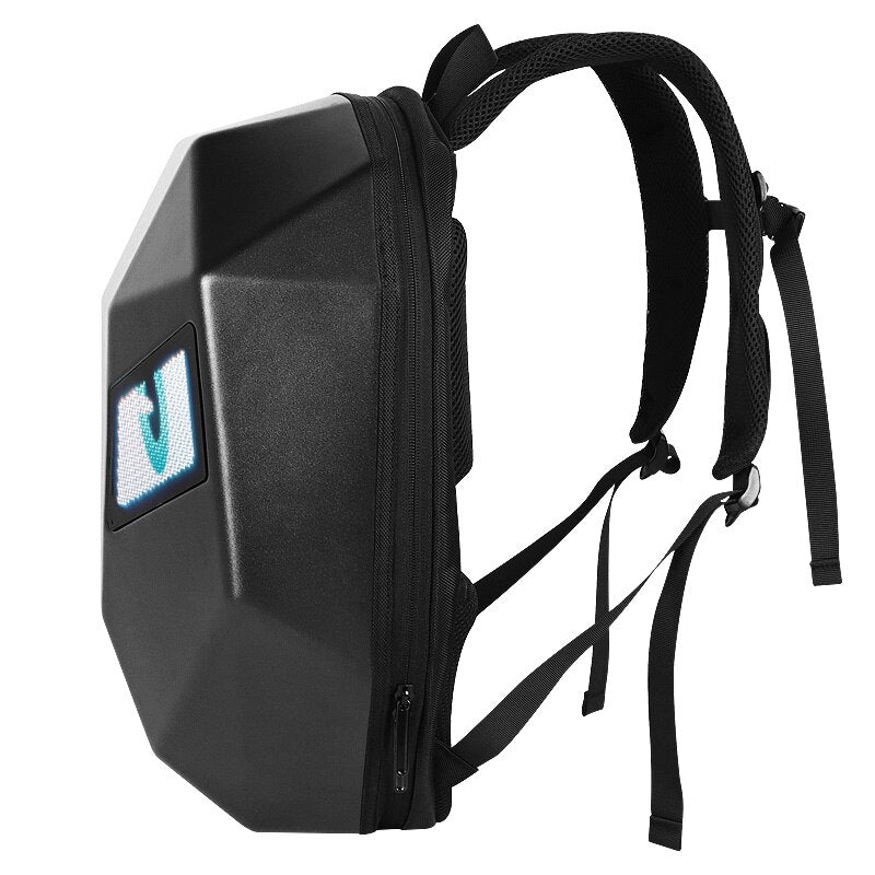 Nuovo zaino LED impermeabile Personalità Smart Bag Controllo del cellulare  Zaino intelligente fai-da-te Borsa da moto in grado di contenere il casco