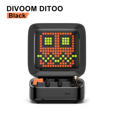 Divoom Ditoo-Pro Retro Pixel Art Bluetooth Altoparlante portatile Sveglia Tabellone LED fai-da-te, Decorazione luminosa per la casa regalo carino - Gufetto Brand 