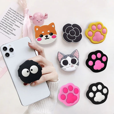 Cat Claw Finger Ring Holders Expanding Phones Mobile Phone Holder Handle Fixed Seat Cellphone Bracket Mobile Phone Accessories - Gufetto Brand 