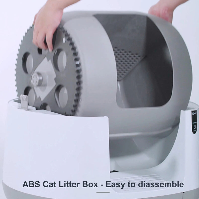 APP Intelligente Autopulente Gatto Sabbia Toilette Pet Liiter Padella Automatica Lettiera per Gatti Autopulente - Gufetto Brand 