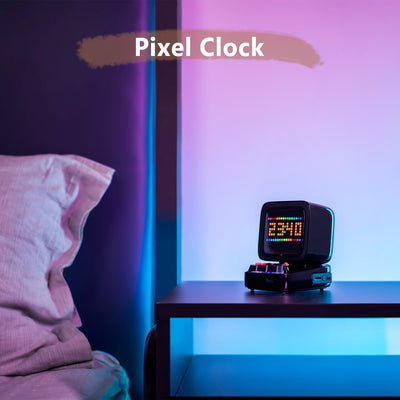 Divoom Ditoo Retro Pixel Art Bluetooth Altoparlante portatile Sveglia Tabellone LED fai-da-te, Decorazione luce domestica regalo di compleanno - Gufetto Brand 