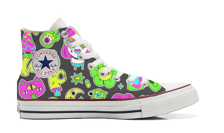 Sneakers Converse Alte Original FUN EDITION ( F8935478 ) - Gufetto Brand 