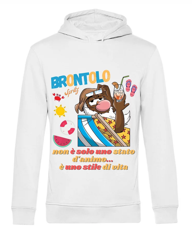 Felpa uomo BRONTOLO SPRITZ EDITION ( B4987345 ) - Gufetto Brand 