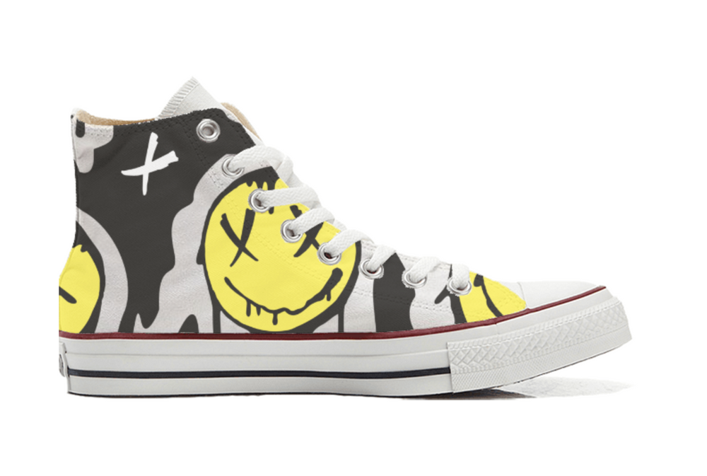 Sneakers Converse Alte Original Smile Face EDITION ( M7645231 ) - Gufetto Brand 