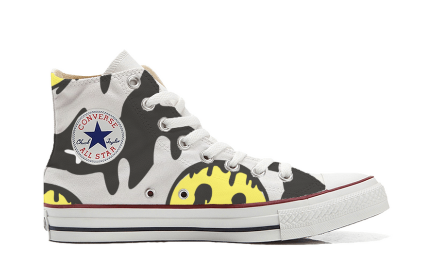 Sneakers Converse Alte Original Smile Face EDITION ( M7645231 ) - Gufetto Brand 