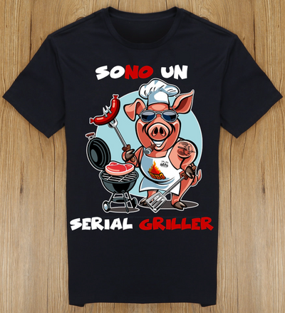 T-shirt Uomo GRILLER ( G60032 ) - Gufetto Brand 