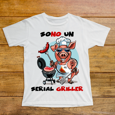 T-shirt Bambino/a GRILLER ( G60032 ) - Gufetto Brand 
