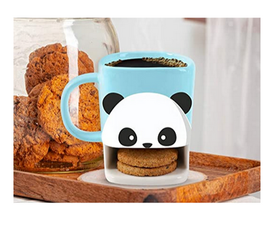 Tazza porta biscotti 250ml (Panda) - Gufetto Brand 