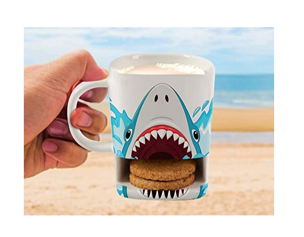 Tazza porta biscotti 250ml (Shark) - Gufetto Brand 