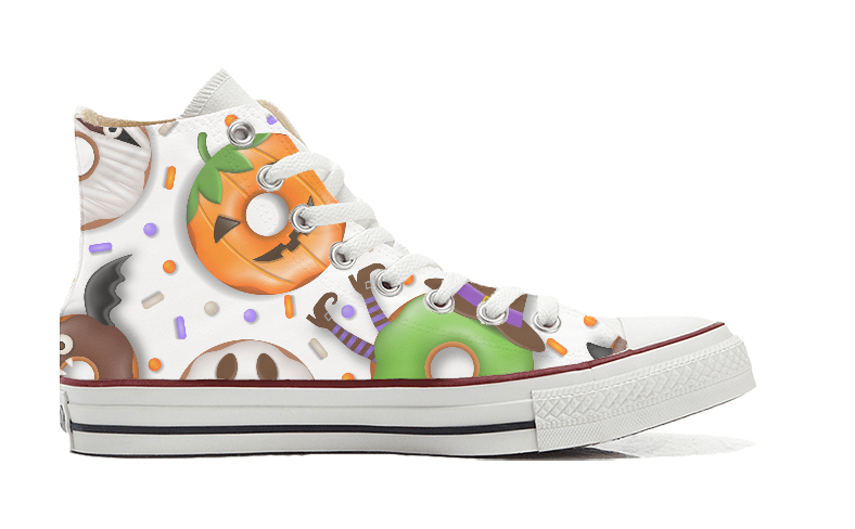Sneakers Converse Alte Original HALLOWEEN DONUTS EDITION ( D4568098 ) - Gufetto Brand 