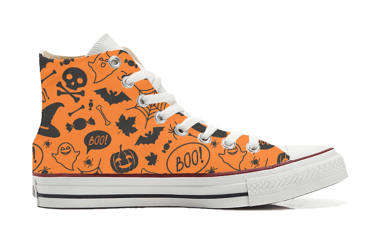 Sneakers Converse Alte Original HALLOWEEN ORANGE EDITION ( O8923746 ) - Gufetto Brand 