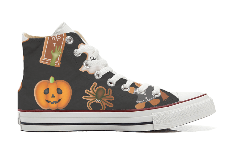 Sneakers Converse Alte Original HALLOWEEN BLACK EDITION ( B5489567 ) - Gufetto Brand 