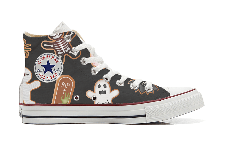 Sneakers Converse Alte Original HALLOWEEN BLACK EDITION ( B5489567 ) - Gufetto Brand 