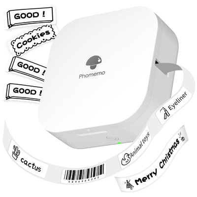 Phomemo Q30 Label Maker Machine Mini stampante per etichette termiche tascabili Macchina per etichette adesive wireless fai-da-te Carta per etichette varie - Gufetto Brand 