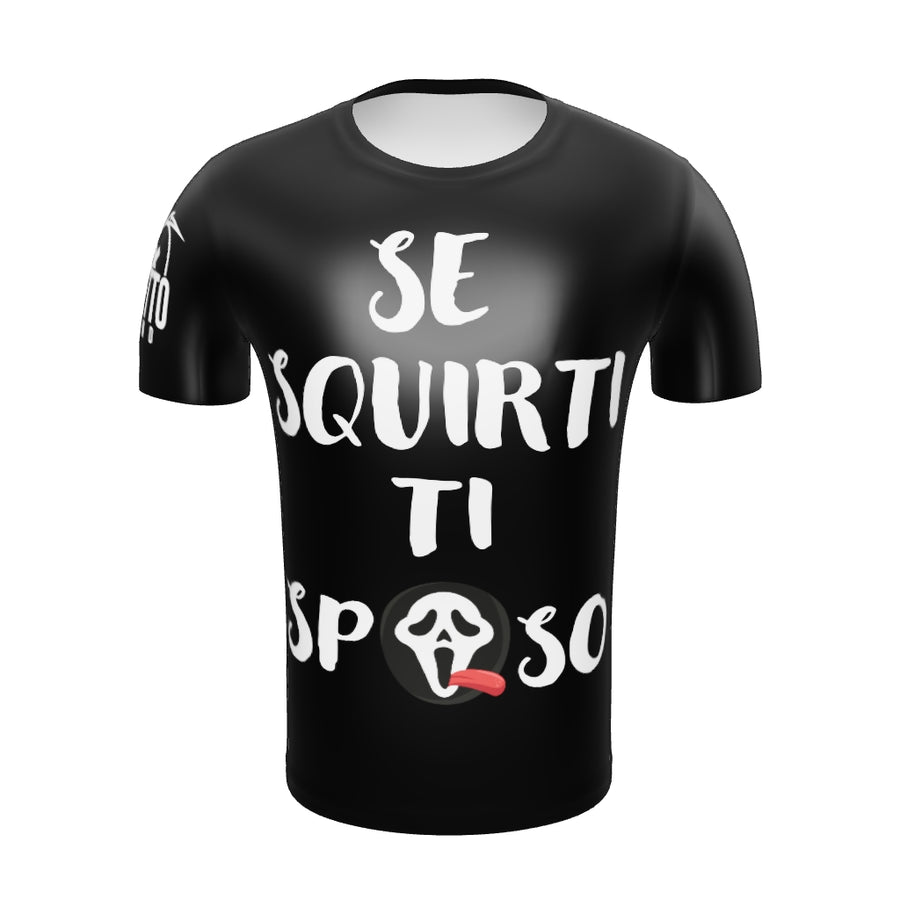 T-shirt uomo Nera SQUIRTI