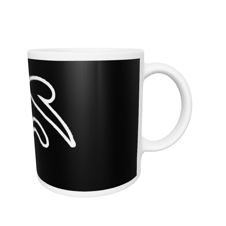 Tazza bianca lucida Gufetto Sign Black