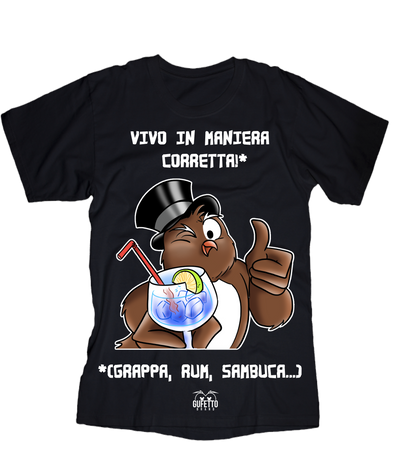 T-shirt Uomo Vivo - Gufetto Brand 