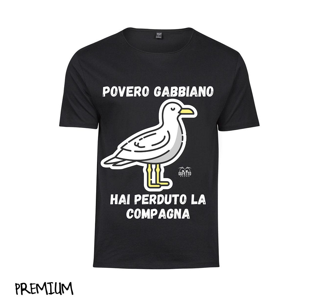 T-shirt Uomo Povero Gabbiano ( G7843127 ) - Gufetto Brand 