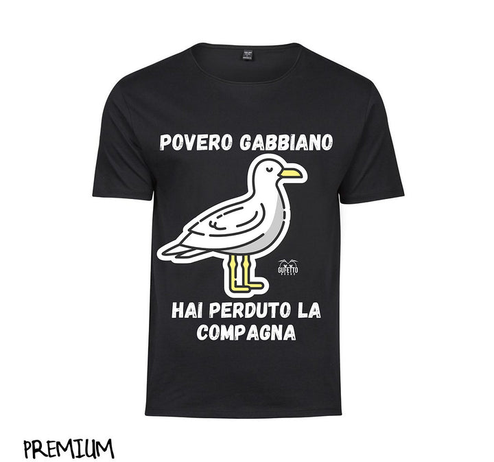 T-shirt Uomo Povero Gabbiano ( G7843127 ) - Gufetto Brand 