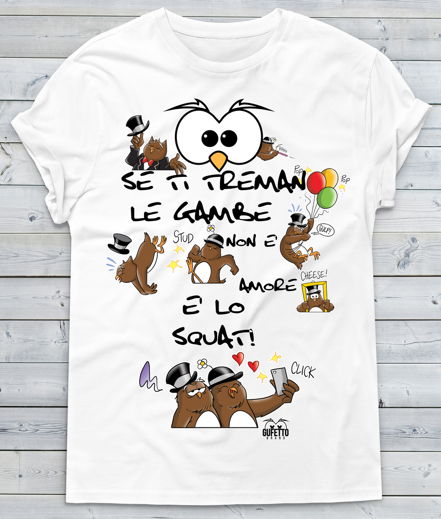 T-shirt Uomo Squat Gufetti Edition New - Gufetto Brand 