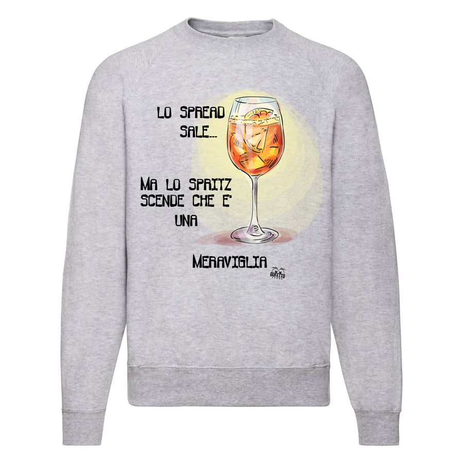 Felpa Classic  Uomo Donna SPREAD ( Y489 ) - Gufetto Brand 