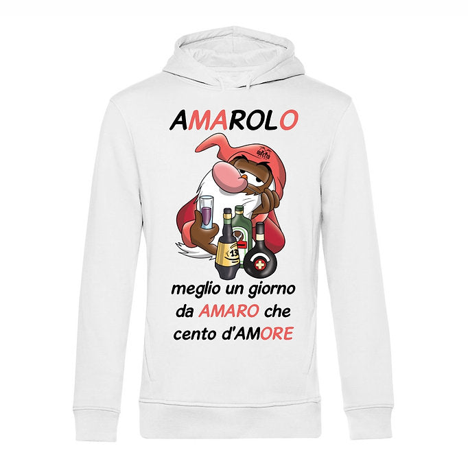 Felpa uomo I 7 Nani del dopo Pranzo AMAROLO ( A47152 ) - Gufetto Brand 