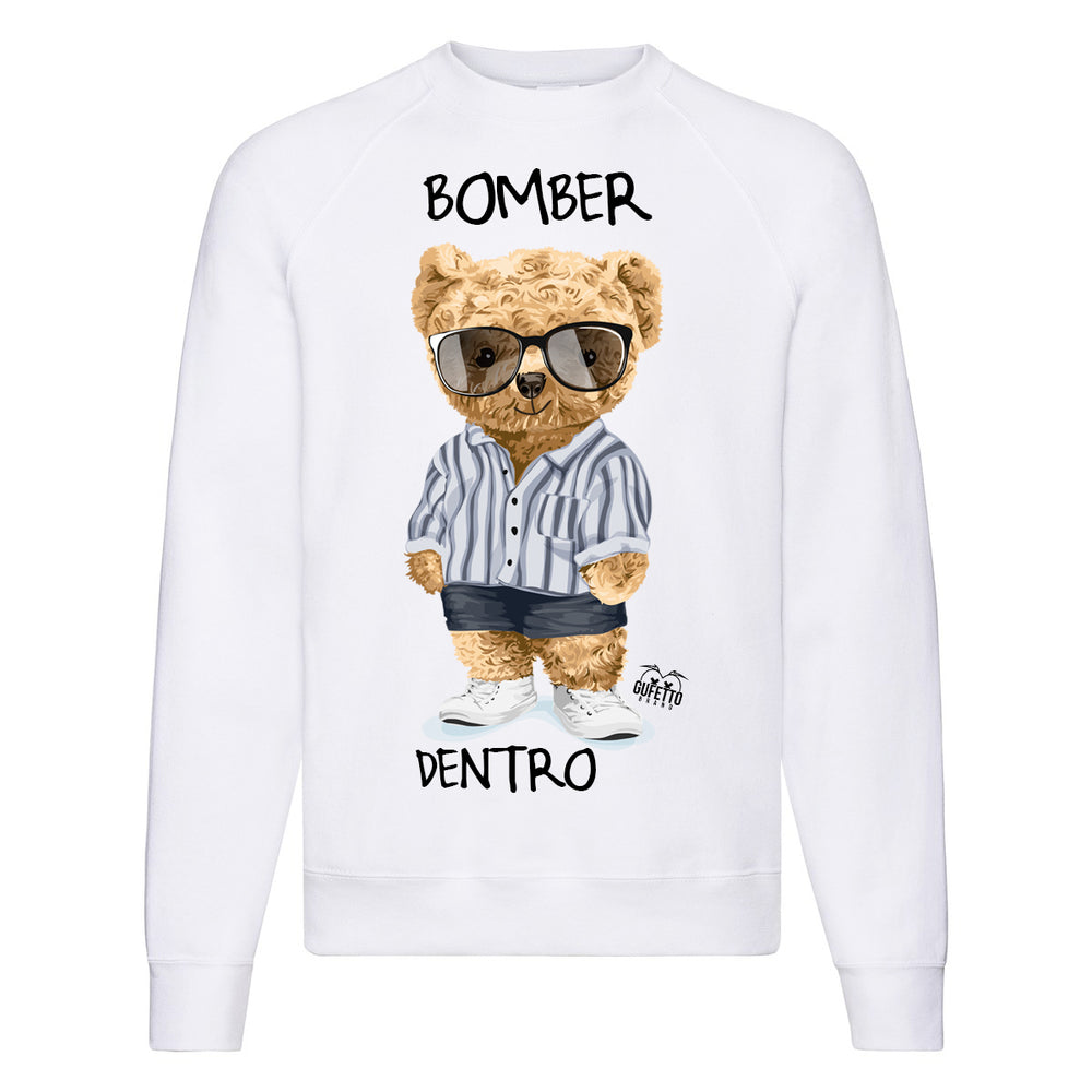 Felpa Classic  Uomo Donna  BOMBER ( K184 ) - Gufetto Brand 