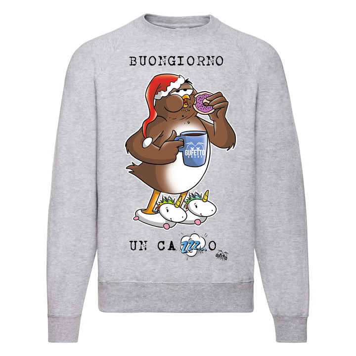 Felpa Classic  Uomo Donna Buongiorno ( J890 ) - Gufetto Brand 