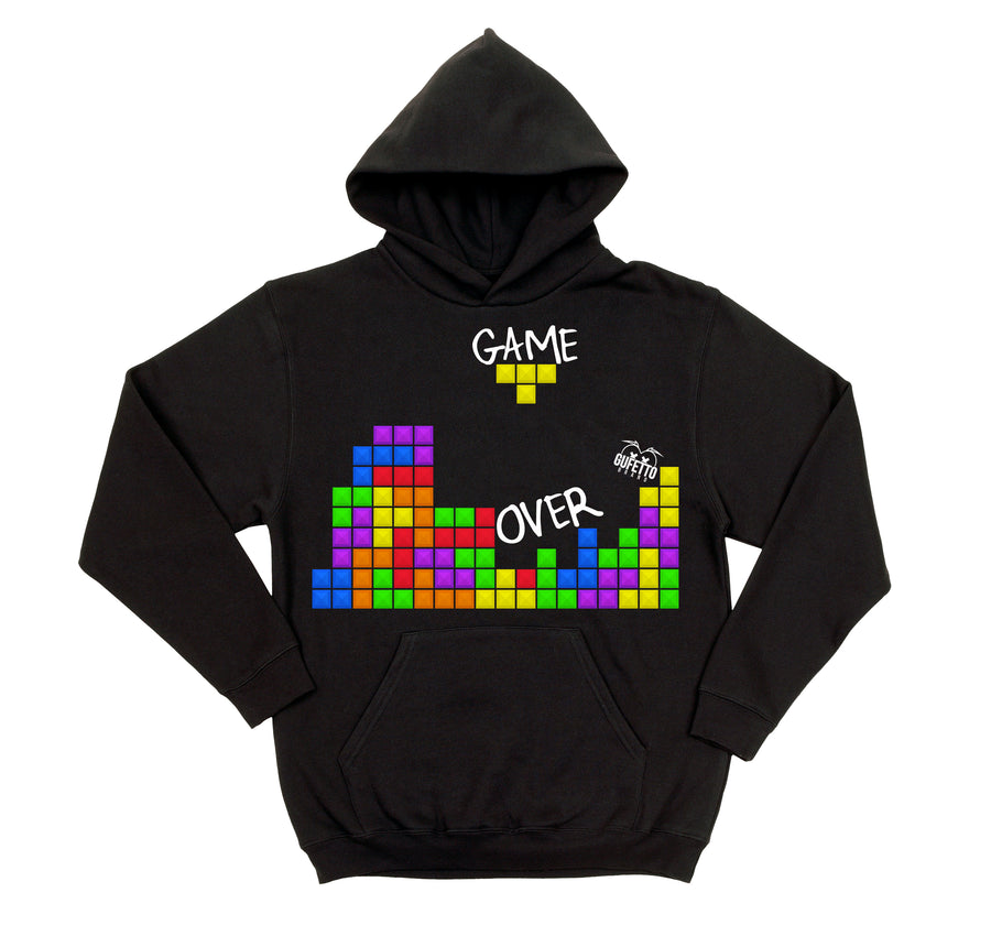 Felpa uomo  GAME OVER ( A476 ) - Gufetto Brand 