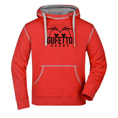 Felpa Uomo Lifestyle Red - Gufetto Brand 