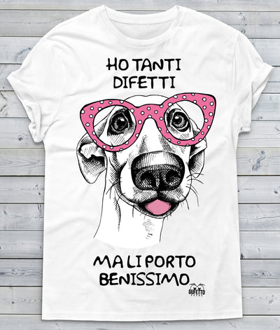 T-shirt Donna  Ho tanti difetti ( E9418 ) - Gufetto Brand 