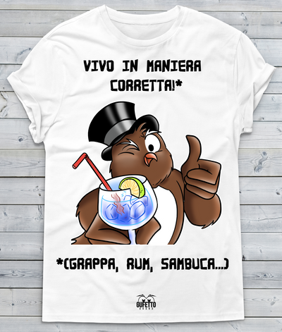T-shirt Uomo Vivo - Gufetto Brand 