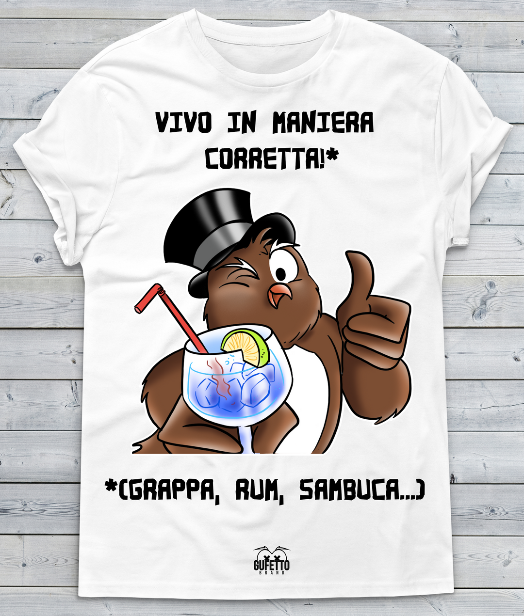 T-shirt Donna Vivo - Gufetto Brand 