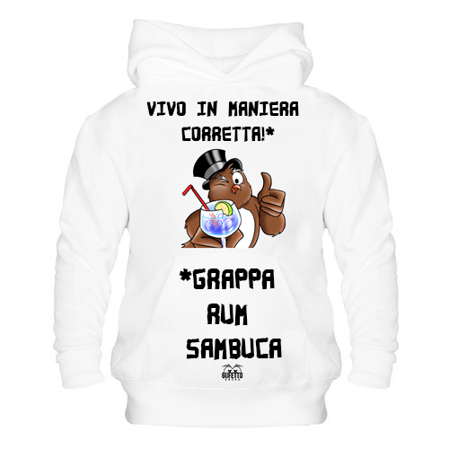 Felpa uomo Vivo in... - Gufetto Brand 