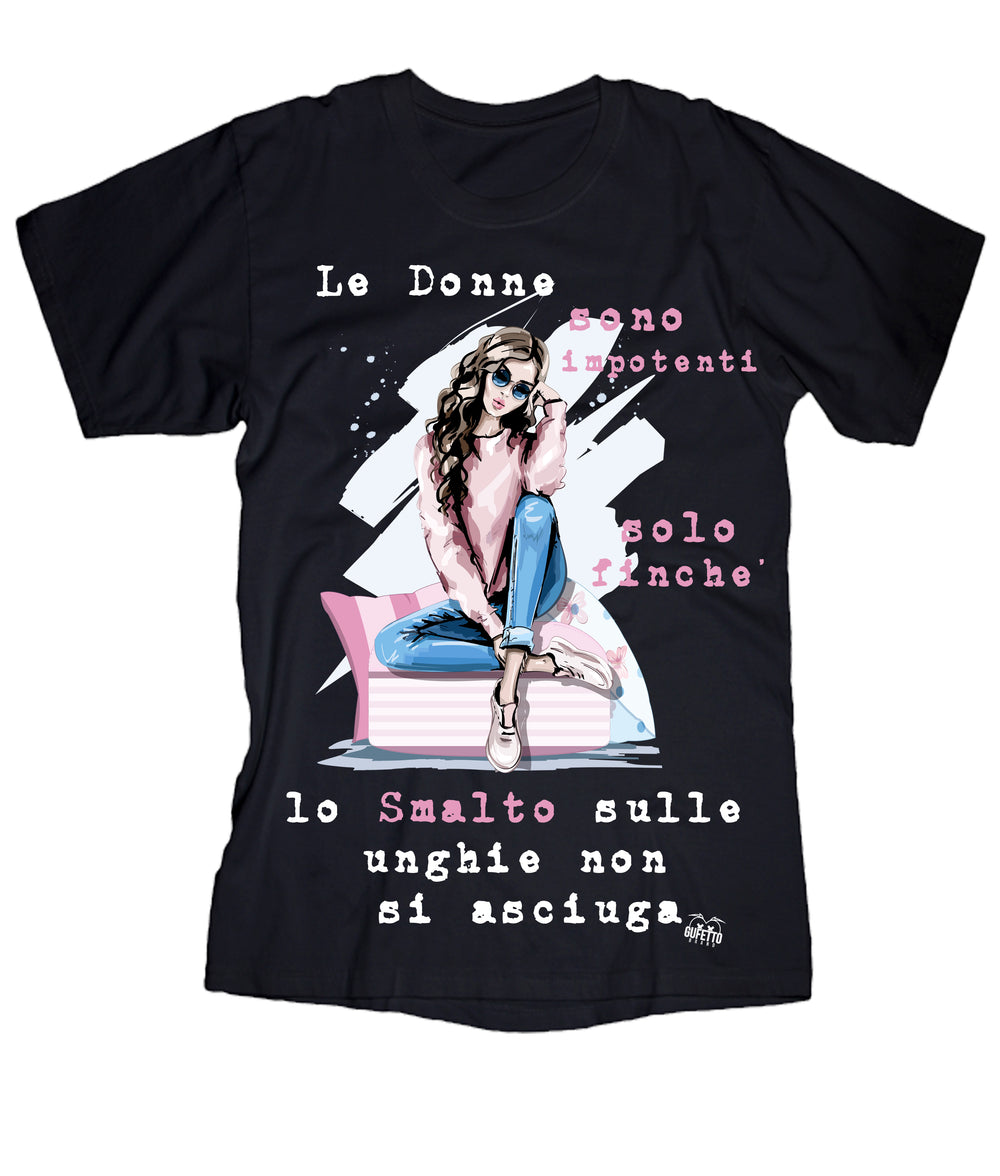 T-shirt Donna Smalto ( E098 ) - Gufetto Brand 