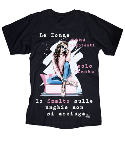 T-shirt Donna Smalto ( E098 ) - Gufetto Brand 