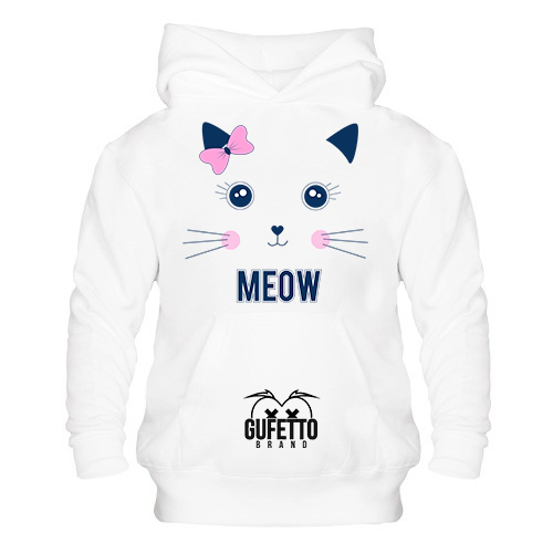 Felpa donna Meow - Gufetto Brand 