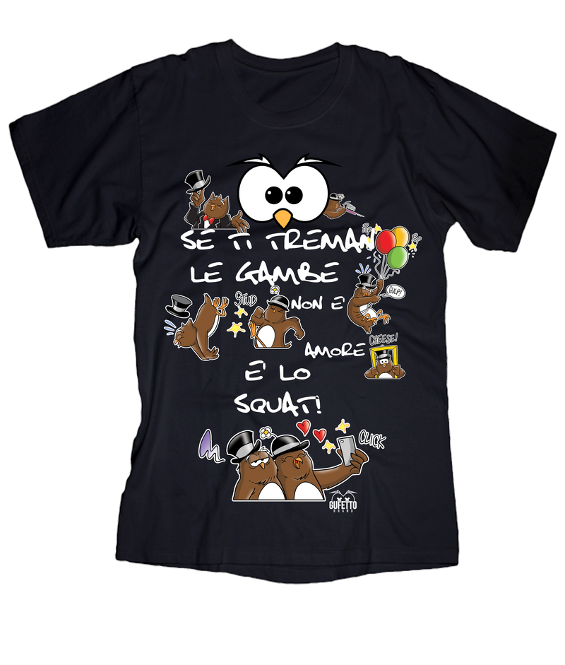 T-shirt Uomo Squat Gufetti Edition New - Gufetto Brand 