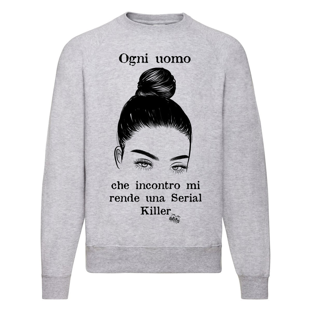 Felpa Classic Donna Ogni Uomo ( D472 ) - Gufetto Brand 