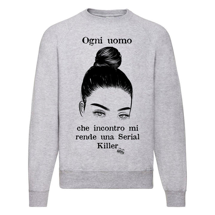 Felpa Classic Donna Ogni Uomo ( D472 ) - Gufetto Brand 
