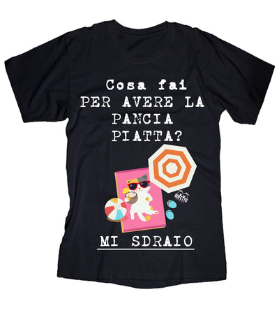 T-shirt Uomo Pancia Piatta - Gufetto Brand 