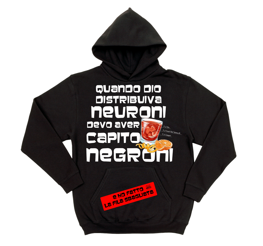 Felpa uomo Negroni - Gufetto Brand 