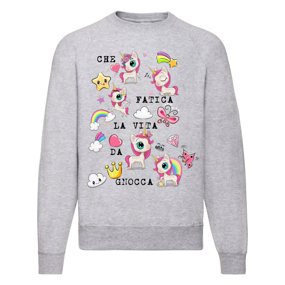 Felpa Classic Donna Gnocca ( C972 ) - Gufetto Brand 