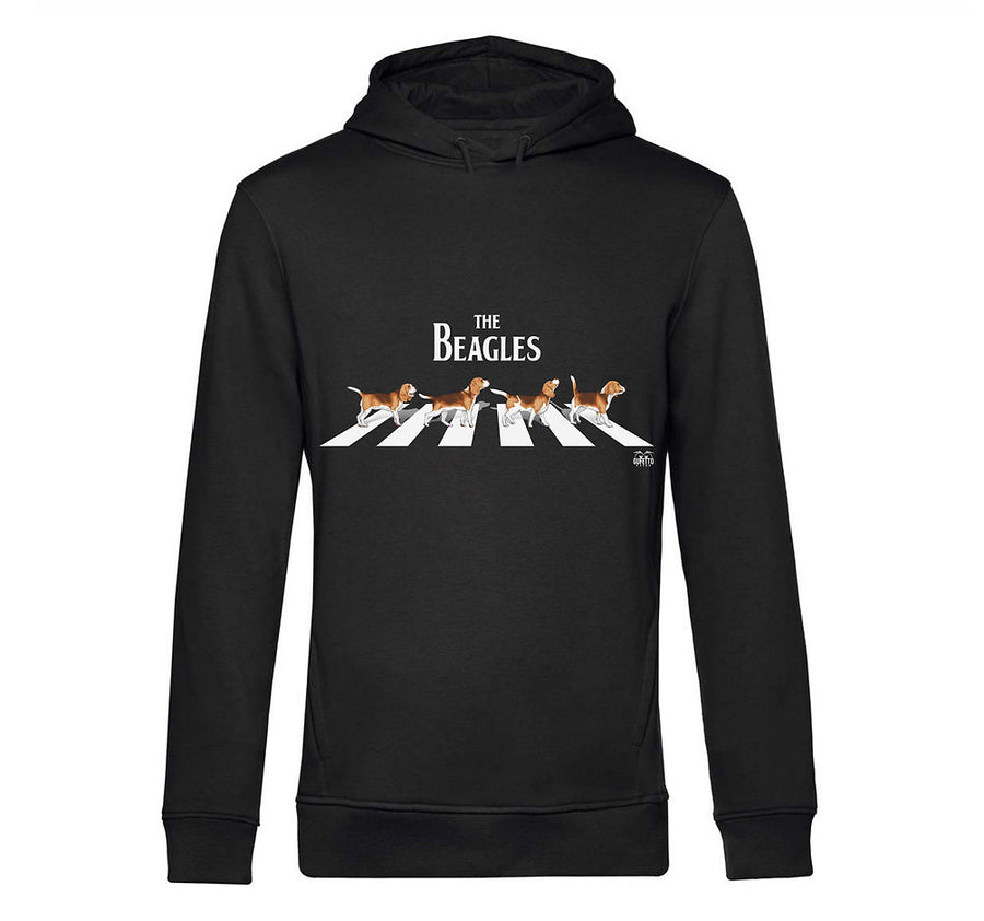 Felpa uomo The Beagles ( B342189 ) - Gufetto Brand 